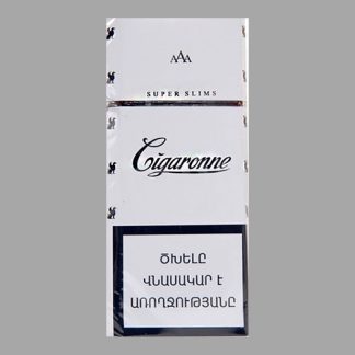 Сигареты Cigaronne White Superslims (Сигарон Белые Суперслимс)
